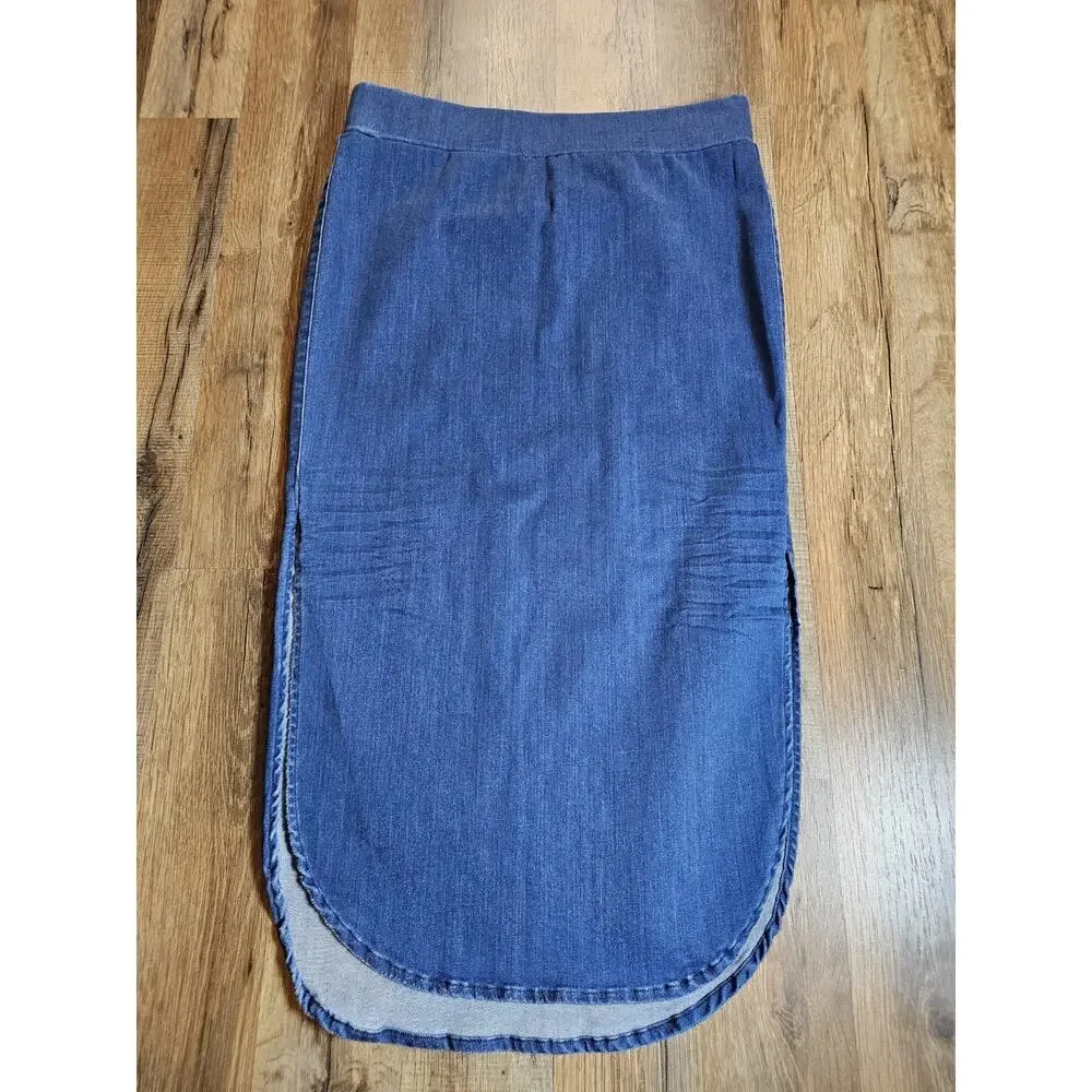 Frank & Eileen Donegal Unforgettable Jean Skirt Women’s Size 2 Stretch - Picture 7 of 11